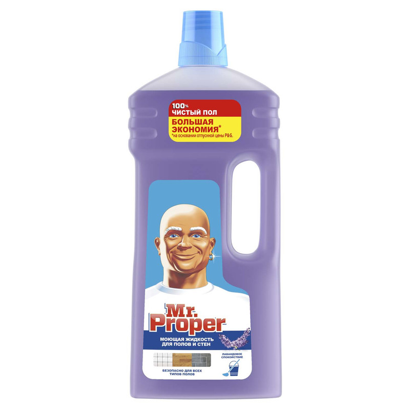 Миючий засіб для підлоги MR.PROPER Лавандовий спокій, 1,5 л